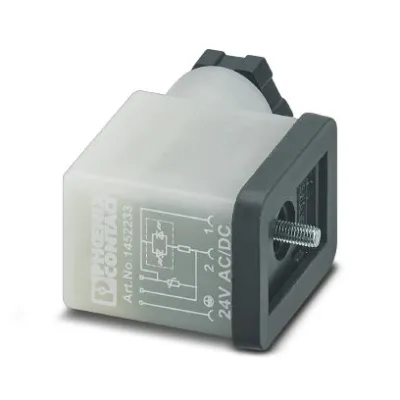 PHOENIX CONTACT Ventilstecker SACC-VB-3CON-M16/B-1L-SV 1452220 | 3-polig | 230V | LED | IP65 | M16 | 6-8mm