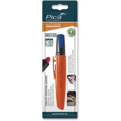 Pica VISOR permanent Marker blau