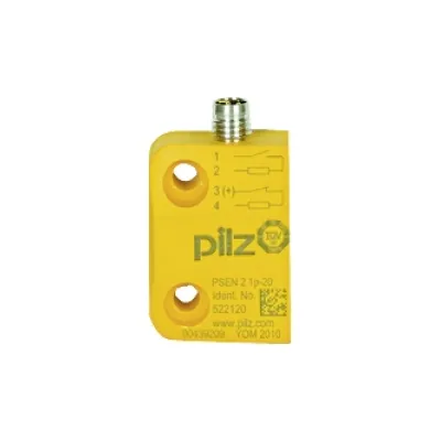 Pilz Magnetischer Sicherheitsschalter PSEN ma2.1p-11/LED | 1NO/1NC | 4-pol. M8 | LED | 3mm | IP67 | 24V DC | Kunststoff