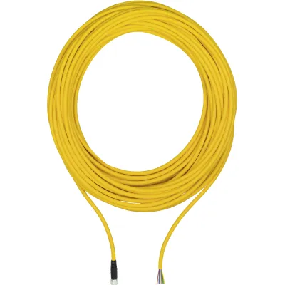 Pilz Anschlusskabel 533141 | Sensor-Aktorkabel M8 Buchse gerade 4-polig | PUR | 30m | schleppkettenfähig | gelb