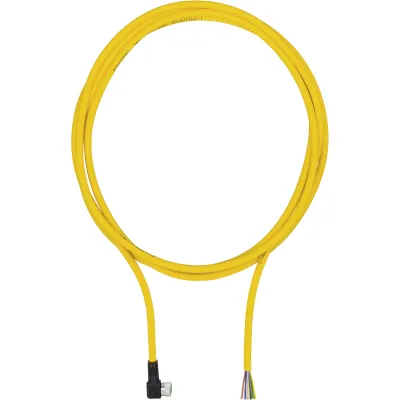 PILZ Sensor-Aktor-Kabel 533110 | PSEN Kabel 2m | M8 Buchse gewinkelt | 4-polig | PUR gelb | halogenfrei | IP67 | 30V 4A