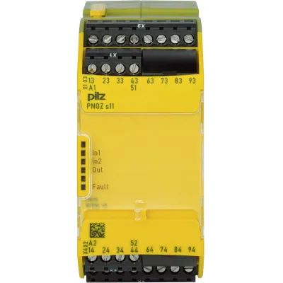 Pilz Kontakterweiterung PNOZ s11 750111 | Sicherheitsschaltgerät 24V DC | 8 Schließer | 1 Öffner | Schraubanschluss