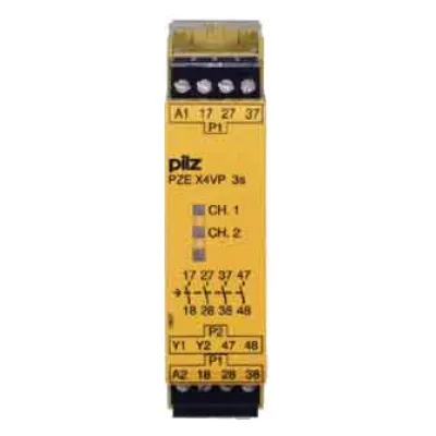 Pilz Kontakterweiterung PZE X4V 3 774583 | 24V DC | 4x Sicherheitsausgänge verzögert | Schraubanschluss | 22,5mm