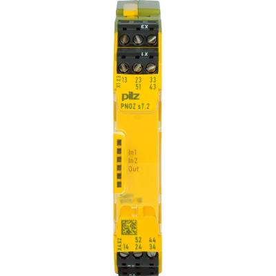 Pilz Kontakterweiterung PNOZ s7.2 #750177 | Sicherheitsschaltgerät 24V DC | 4S 1Ö | 17,5mm | Schraubanschluss