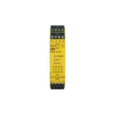 Pilz Sicherheitsschaltgerät PNOZ X2.8P 777301 | Not-Aus Überwachung | 24V AC/DC | 3S 1Ö | EN 60204-1 | 22,5mm