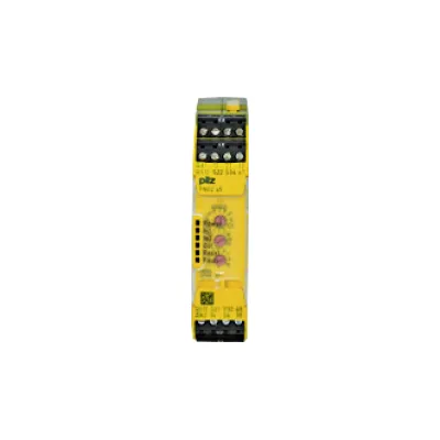 Pilz Sicherheitsschaltgerät PNOZ s5 750105 | Not-Aus 24V DC | 2 Schließer | Zeitrelais | Hutschiene
