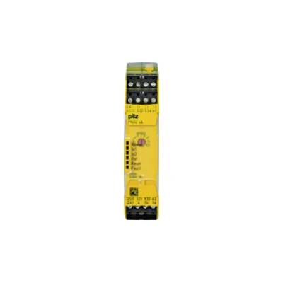Pilz Sicherheitsschaltgerät PNOZ s4 #750104 | Not-Aus-Relais 24V DC | 3S 1Ö | 22,5mm | Schraubanschluss | Hutschiene