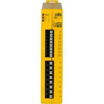 Pilz Sicherheitsschaltgerät PNOZ c1 710001 | Not-Aus-Relais 24V DC | 3S 1Ö | 22,5mm | Federzug | Kunststoff