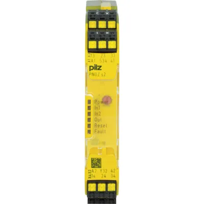 Pilz Not-Aus Schaltgerät PNOZ s2 C 751102 | Sicherheitsschaltgerät 24V DC | 3NO 1NC | 17,5mm | UL-zugelassen