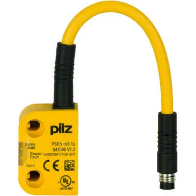 Pilz RFiD Sicherheitsschalter PSEN cs3.1p 541060 | 2 HL-Ausgänge | M8 8-polig | IP67 | 11mm Schaltabstand | Gelb