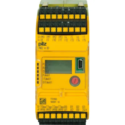 Pilz Sicherheitssteuerung PNOZ m B0 772100 | konfigurierbar | 20 sichere Eingänge | 4 Ausgänge | erweiterbar