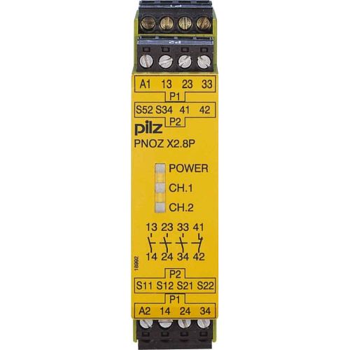 Bild: Pilz Überwachung PNOZ X2.8P C 24VACDC 3n/o 1n/c