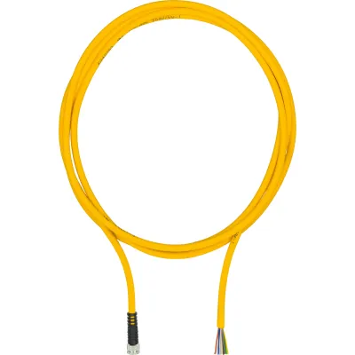 Pilz Sensor-Aktor-Kabel 533151 PSEN Kabel M8-8sf 8-polig | 5m | PUR | Schleppkettenfähig | IP67 | gelb