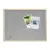 Bild: ZELLER PRESENT Pinboard 10001278 | Pinnwand 40x60cm | Leinen & Kiefernholz | naturbelassener Rahmen | grau