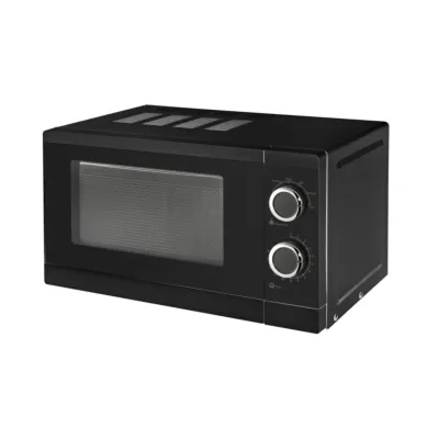 PKM Mikrowelle MW700-17UB2B | Unterbau & Standgerät | 17 Liter | 700 Watt | 6 Stufen | Auftaufunktion | Schwarz