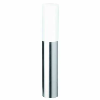 CMD Pollerleuchte 45 | E27 | Edelstahl | 100W max. | IP44 | Opalglas | 600x110mm | Außenleuchte Silber