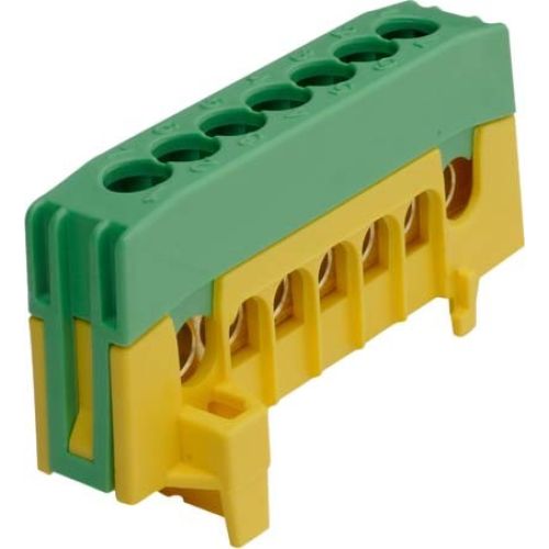 Bild: Pollmann Verteilerklemme PE7-F2 grün Schutzleiterklemme 7x16mm² 2020267