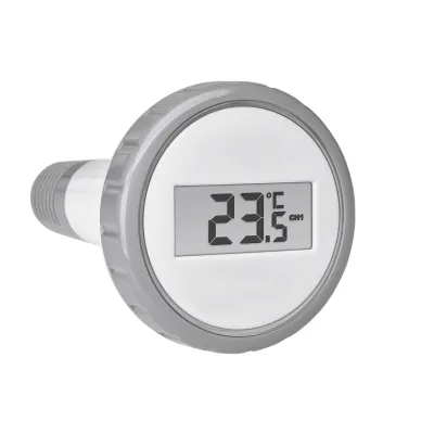 TFA Funk Poolthermometer 30.3067.10 PALMA | kabellos Pool Teich Schwimmbad | 120 mm Messtiefe | Kunststoff