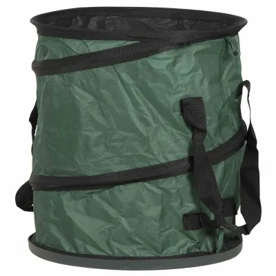Siena Garden Pop-Up Gartensack 100L | Gartenabfallsack 600D Polyester | stabiler Boden | 49x49x55cm | dunkelgrün