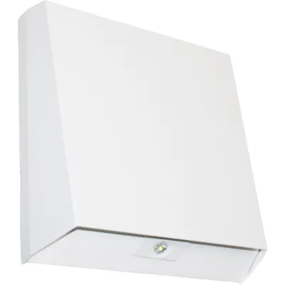 POSTMAN Sicherheitsleuchte Zigbee 3H-S-HEAT #2269 | LED Rettungswegbeleuchtung | IP65 | IK10 | LiFePO4 Akku | Stahl weiß