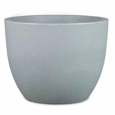 PP Plastic Pflanztopf Padua Ø45xH34,5 cm stony grey