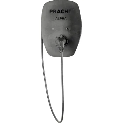 PRACHT Wallbox ALPHA MONO NRG1026 | 11 kW | 1x Typ 2 | 5,5m Kabel | RFID | IP54 | 3-phasig | schwarz