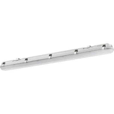 PRACHT LED-Feuchtraumleuchte LUNA BL ONE 60cm | 9–17W | 2500lm | 4000K | IP65 | Recycling-Kunststoff | Weiß
