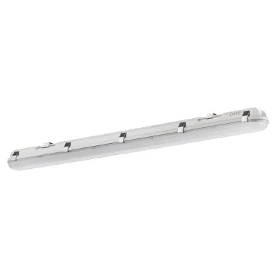 PRACHT LED-Feuchtraumleuchte LUNA BL ONE 5880139 | 1,2m | 52W | 8400lm | DALI dimmbar | IP65 | 4000K | IK08 | weiß