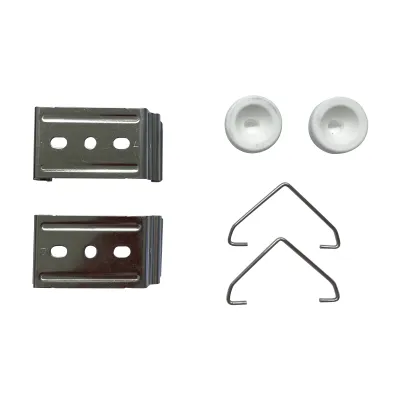 PRACHT Montageset 5552101 LUNA BL | Ersatz Befestigungssatz | Edelstahl | 65x40x30 mm | Decken-, Pendel-, Wandmontage