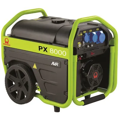 PRAMAC Stromerzeuger PX 8000-THI AVR | Benzin 3-phasig 230V/400V | 1,5 kW / 5,0 kVA | E-Start | AVR | mobil