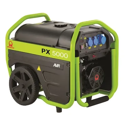 PRAMAC Stromerzeuger Benzin PX 5000 SHIAVR230V | 3,9 kVA | 230 V | AVR | Hand- & Elektrostart | mobiler Generator