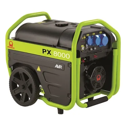 PRAMAC Stromerzeuger Benzin PX 8000-SHI AVR | 230V | 5 kVA | E-Start | AVR | mobil | 1-phasig | für Heim & Garten