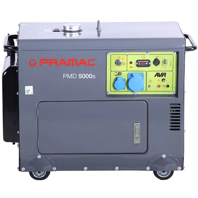 PRAMAC Stromerzeuger Diesel PMD 5000 s PR452SXAY00 | leise schallgedämmt | 230V | 1-Phase | 50Hz | mobiler Generator
