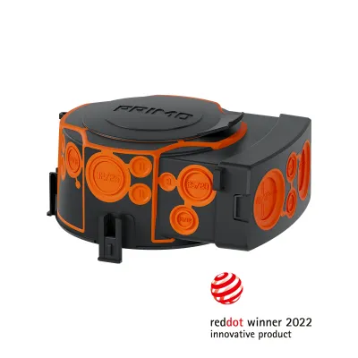 Primo Einbaugehäuse XL 150 P870 | Leuchteneinbaugehäuse Beton | 140 mm Einbaudurchmesser | Kunststoff | 150x110 mm