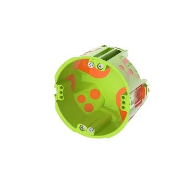 Primo Hohlwanddose Qnect P200-01 | 49 mm Tiefe | rund | luftdicht | halogenfrei | Ø 74 mm | Kunststoff | grün