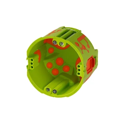 Primo Hohlwandgeräte-Verbindungsdose Qnect 62 mm P201-01 | Trockenbau | rund Ø74 mm | luftdicht | halogenfrei | grün