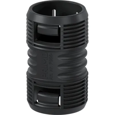 Primo Krallmuffe C25 P955-25 | Verbindungsmuffe für M25 Installationsrohr | betondicht | Kunststoff | halogenfrei | grau