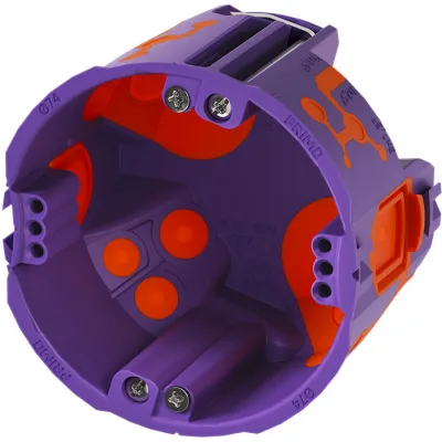 Primo Hohlwand-Schallschutzdose Qnect 49 mm P200-02 | Gerätedose Trockenbau Ø 74 mm | luftdicht | halogenfrei