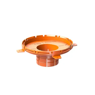 Primo Frontteil Uni-Flexx P948 für Einbaugehäuse XL150 | Zubehör für Leuchten | 68 mm Öffnung | orange