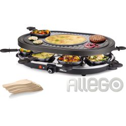 Princess Raclette 8 Oval Grill Party 42 x 30 cm