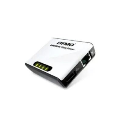 DYMO Print Server S0929080 | Netzwerk-Printserver für LabelWriter 400 & 450 Serie | USB-Anschluss | Weiß/Schwarz