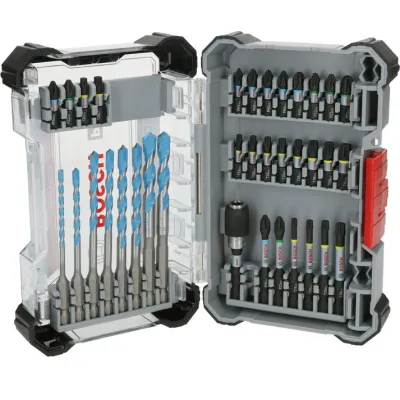 Bosch Bit- und Bohrer-Set 2608522518 | PRO Impact Mixed Set 35-tlg. | Schrauberbits & Bohrer | Koffer