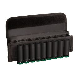 PRO Impact Steckschlüsseleinsatz-Set 1/2", 9-teilig (schwarz, tief)