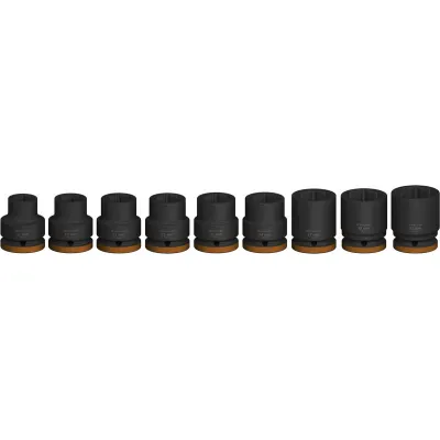 PRO Impact Steckschlüsseleinsatz-Set 3/4", 9-teilig (schwarz, Standard)