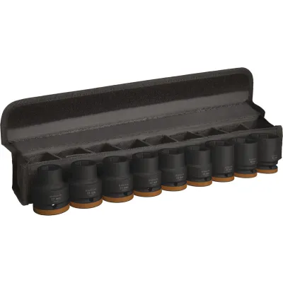 PRO Impact Steckschlüsseleinsatz-Set 3/4", 9-teilig (schwarz, Standard)
