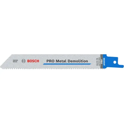 Bosch Säbelsägeblatt S925VF 2608657407 | Heavy for Metal | 150 mm Länge | Bi-Metall | für Stahl & Metall | 5 Stück