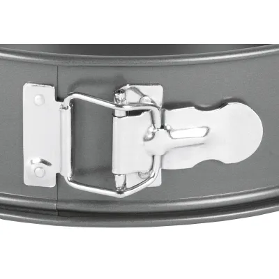 my basics Springform Profi 24 cm | Kuchenform rund | Antihaftbeschichtung | abnehmbarer Boden | Metall | anthrazit