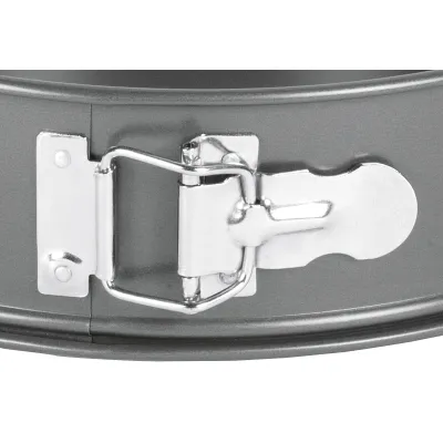 my basics Springform 26 cm | Backform antihaftbeschichtet | herausnehmbarer Boden | Profi-Serie | grau