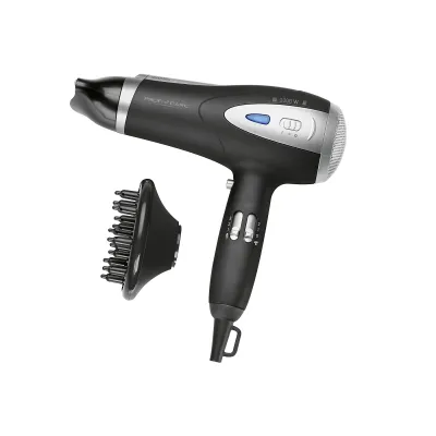 ProfiCare Haartrockner PC-HTD 3113 | Föhn mit Ionisierungsfunktion 2200W | Diffusor & Formdüse | 3 Stufen | Schwarz