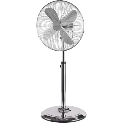 ProfiCare Standventilator PC-VL 3064 MS | leiser Ventilator 40cm Metall | 3 Stufen | oszillierend | höhenverstellbar
